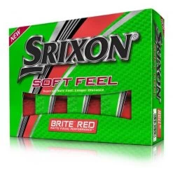 Tienda De Deportes De Pelota 29 Bolas De Golf Srixon Soft Feel Brite Rojas