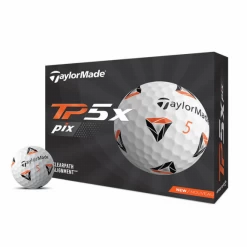 Tienda De Deportes De Pelota 19 TaylorMade Bolas Golf Taylor Made TP5X Pix Docena Blanco