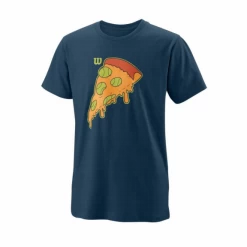 Camiseta Manga Corta Wilson Slice Tech Azul Junior