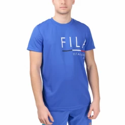 Camiseta Tenis Fila Maxim Azul Hombre
