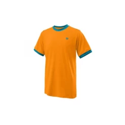 Camiseta Tenis Wilson Competition Crew Naranja Junior