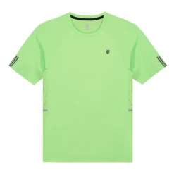 Camiseta Tenis/pádel K-Swiss Hypercourt Crew 2 Verde Hombre