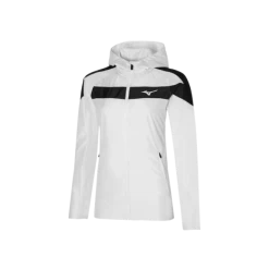 Chaqueta Mizuno Tennis Training Hodded Blanco Mujer