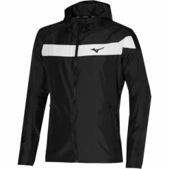 Chaqueta Mizuno Tennis Training Hodded Negro Hombre