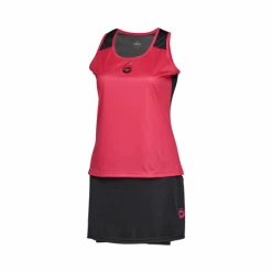 Conjunto Pádel J`Hayber Basic Tour Fucsia Negro Mujer