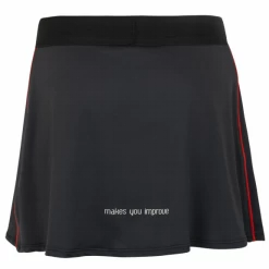 Falda Pádel Nox Alexia Plomo Logo Blanco Mujer -Tienda De Deportes De Pelota falda padel nox alexia plomo logo blanco mujer 3