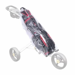 Funda De Lluvia Clear Rain Cape With Top Zip Black