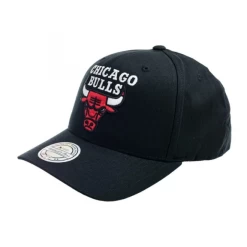 Mitchell & Ness Gorra Mitchell&Ness Team Logo Bulls 6 Paneles Negro