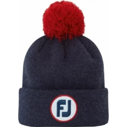 Gorro Invierno Footjoy FJ Solid Marino Rojo