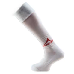 Medias Fútbol Mercury Team Lisa Con Logo Blanco Rojo