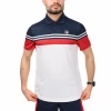 Polo Tenis Fila Paul Blanco Azul Rojo Hombre
