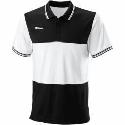 Polo Wilson Team II Negro Blanco Hombre