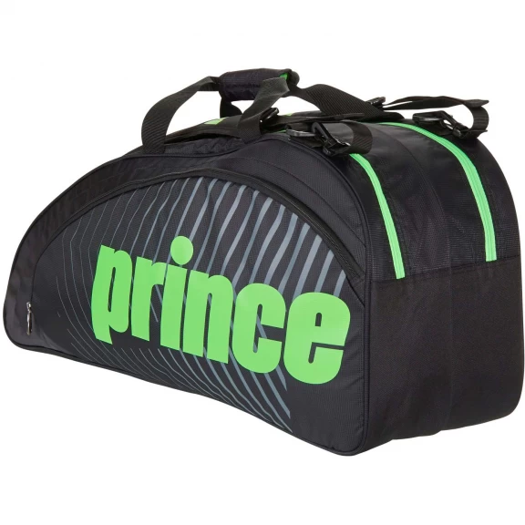 Raquetero Prince Tour Future 6 Raquetas Negro/verde 2 Raquetero Prince Tour Future 6 Raquetas Negro/verde - Imagen 2