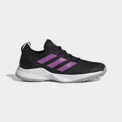 Zapatillas Adidas Courtflash Negro Morado Mujer