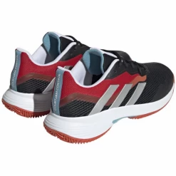 Zapatillas Adidas Courtjam Control Clay Negro Plata Hombre -Tienda De Deportes De Pelota zapatillas adidas courtjam control clay negro plata hombre 3