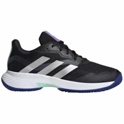 Zapatillas Adidas Courtjam Control Clay Negro Plata Mujer