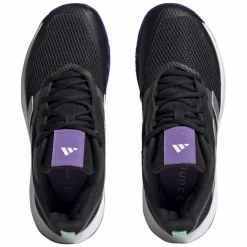 Zapatillas Adidas Courtjam Control Clay Negro Plata Mujer -Tienda De Deportes De Pelota zapatillas adidas courtjam control clay negro plata mujer 4