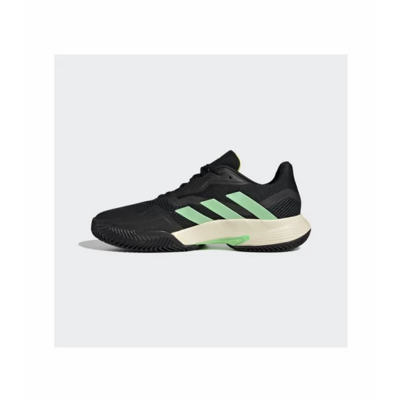Zapatillas Adidas Courtjam Control Clay Negro Verde Hombre 2 Zapatillas Adidas Courtjam Control Clay Negro Verde Hombre - Imagen 2
