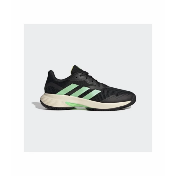 Zapatillas Adidas Courtjam Control Clay Negro Verde Hombre 1 Zapatillas Adidas Courtjam Control Clay Negro Verde Hombre