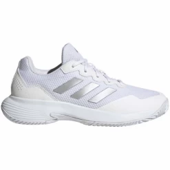 Zapatillas Adidas Gamecourt 2 Blanco Plata Mujer