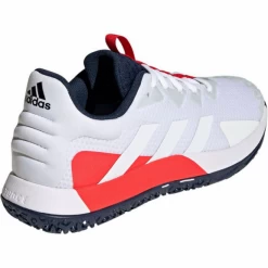 Zapatillas Adidas Solematch Control Blanco Rojo Hombre -Tienda De Deportes De Pelota zapatillas adidas solematch control blanco rojo hombre 3