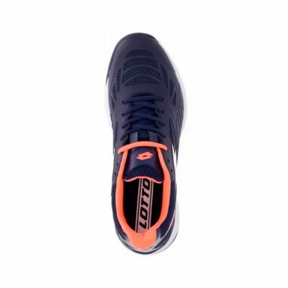 Zapatillas Lotto Superrapida 200 PRT Azul Naranja Hombre 2 Zapatillas Lotto Superrapida 200 PRT Azul Naranja Hombre - Imagen 2