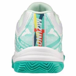 Zapatillas Mizuno Breakshot 3 CC Blanco Verde Mujer -Tienda De Deportes De Pelota zapatillas mizuno breakshot 3 cc blanco verde mujer 2