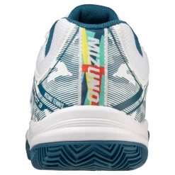 Zapatillas Mizuno Breakshot 3 CC Blanco Verde Naranja Hombre -Tienda De Deportes De Pelota zapatillas mizuno breakshot 3 cc blanco verde naranja hombre 2