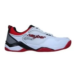 Zapatillas Pádel J´Hayber Tanit Blanco Rojo Hombre