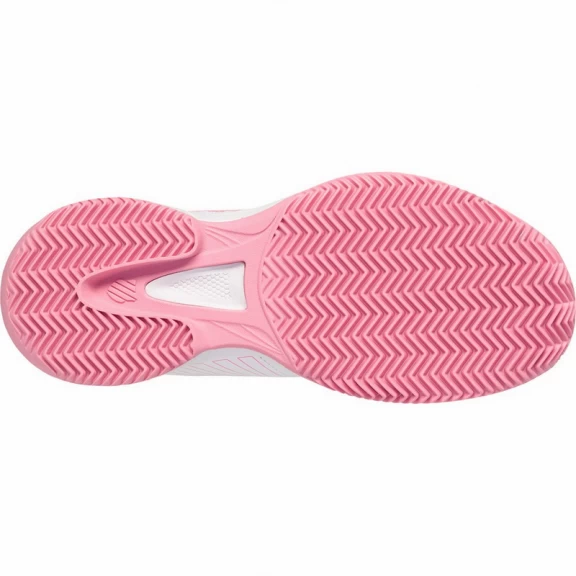 K-Swiss Zapatillas Padel Kswiss Court Express HB Blanco Rosa Mujer 2 K-Swiss Zapatillas Padel Kswiss Court Express HB Blanco Rosa Mujer - Imagen 2