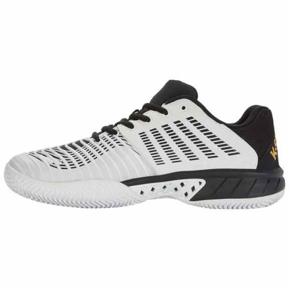 K-Swiss Zapatillas Pádel KSwiss Express Light 3 HB Blanco Negro Hombre 2 K-Swiss Zapatillas Pádel KSwiss Express Light 3 HB Blanco Negro Hombre - Imagen 2