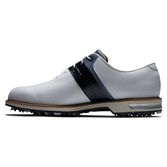 Zapato Golf Footjoy DJ Premiere Blanco Azul 2 Zapato Golf Footjoy DJ Premiere Blanco Azul - Imagen 2